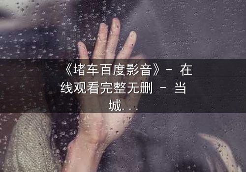 《堵车百度影音》- 在线观看完整无删 - 当城市瘫痪,人性在车轮上燃烧