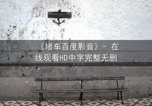 《堵车百度影音》- 在线观看HD中字完整无删 - 当城市静止,人性在车轮下爆发