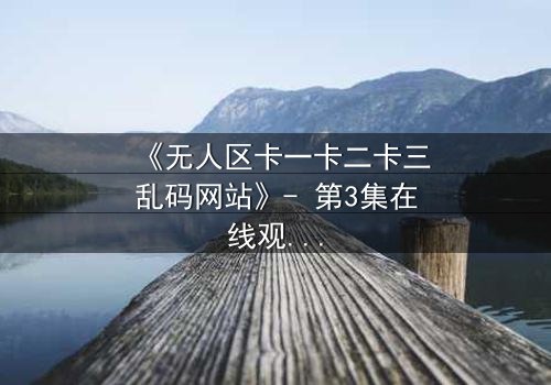 《无人区卡一卡二卡三乱码网站》- 第3集在线观看 - 当代码成为生存的唯一钥匙